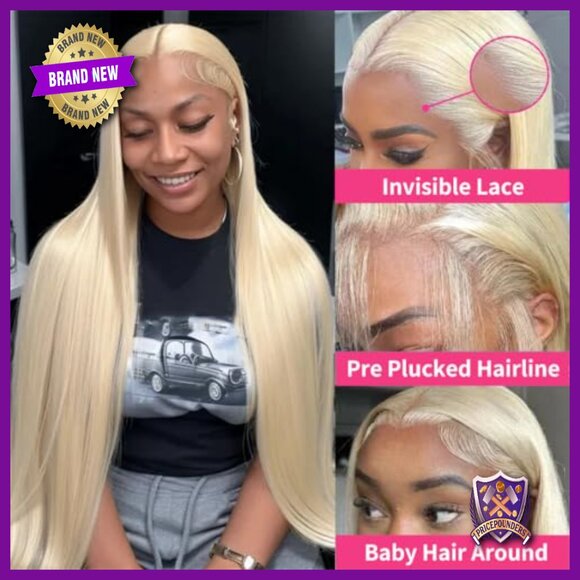 13x4 HD Lace Front Wig Human Hair 200% Density 10 Inch Glueless main image 6